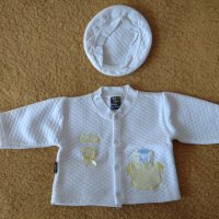 бебешко яке, шапка и долна ризка, снимка 1 - Комплекти за бебе - 43793085