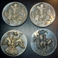 4 бр. медальона на Национален музей на България , снимка 1 - Антикварни и старинни предмети - 43050903