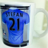 Чаша на Manchester City с Ваше име и номер!Уникална фен чаша на Манчестър Сити!, снимка 3 - Фен артикули - 32681522