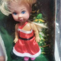 малка кукла кукличка Барби коледна играчка , снимка 2 - Кукли - 43478987