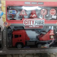 детска играчка пожарна, снимка 1 - Коли, камиони, мотори, писти - 44061751