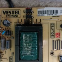 Power Supply Board 17IPS20/Main Board 17MB82-1A от телевизор със счупен екран Vestel 39, снимка 3 - Части и Платки - 35157953