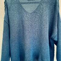 Прекрасна бутикова блуза кроп MARC ABBAS EXCLUSIV, снимка 10 - Блузи с дълъг ръкав и пуловери - 43485105