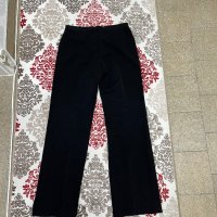 Дамски черен панталон с широки крачоли, снимка 2 - Панталони - 43712813