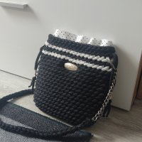 Дамски луксозни чанти, модерни ръчно изплетени за през рамо, снимка 13 - Чанти - 34902131