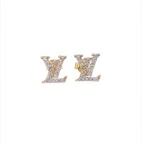 Златни обеци Vuitton 1,54гр. 14кр. проба:585 модел:21927-5, снимка 1 - Обеци - 44088862