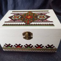 Кутия с народни шевици - ръчна изработка, снимка 2 - Подаръци за жени - 35443668