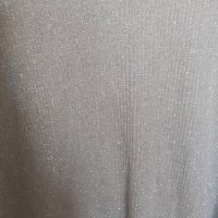 Сребриста блуза, снимка 4 - Блузи с дълъг ръкав и пуловери - 27021833