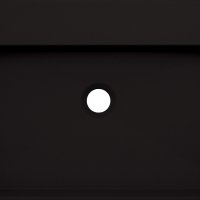 Черна Гранитна Мивка за Баня, Монтаж върху плот стояща Correo 600x400 мм, снимка 4 - Мивки - 43552295