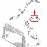 Въздуховод за турбината AUDI A3 SEAT SKODA VW 1.9 TDI 2.0 TDI, снимка 4 - Части - 34892308