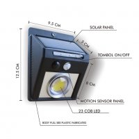 Соларна LED лампа Automat, CL-2566, 15W, снимка 3 - Лед осветление - 27795881