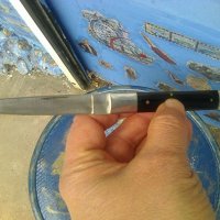 Стабилен джобен нож, снимка 1 - Ножове - 40086167