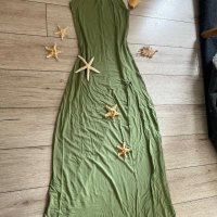 Елегантна зелена рокля, снимка 3 - Рокли - 37887595