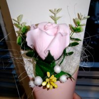 Букет от сапунени рози букети роза , снимка 4 - Романтични подаръци - 37954846