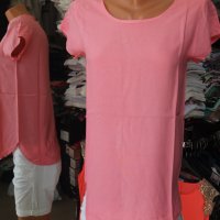 -50% Удължена розова блузка, снимка 1 - Тениски - 37270217