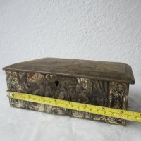 Много стара кутия метал ламарина антика, снимка 2 - Други ценни предмети - 33071599