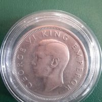 Колекционерска монета Новозеландско сребро One Florin "George VI" 1937, снимка 3 - Нумизматика и бонистика - 37904445