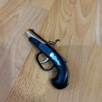 Стара реплика на кремъчен пистолет – бензинова запалка, снимка 3 - Антикварни и старинни предмети - 40483293