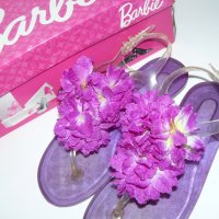 Barbie сандали 3Dцветя – 36 номер, 23.9см, снимка 8 - Детски сандали и чехли - 28722431