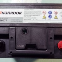 Акумулатор HANKOOK 60AH пусков ток 510AH Made in Korea, снимка 2 - Аксесоари и консумативи - 43958229