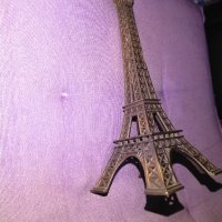Айфеловата кула в Париж метална репродукция за украса в умален вид Н-180мм отлична, снимка 7 - Други - 43788049