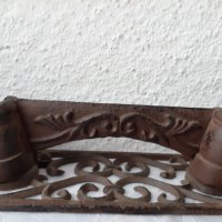 Викториански предмет за чистене на обувки  или др. с 2 обувки, снимка 7 - Антикварни и старинни предмети - 40044846