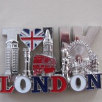 Автентичен 3D магнит от Лондон, Великобритания-, снимка 2 - Колекции - 43991062