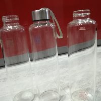 Стъклени бутилки за вода SIM PEX - 550мл, снимка 2 - Други стоки за дома - 43801433