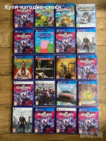 Игри - PS4 PS5 , чисто нови , запечатени, снимка 1