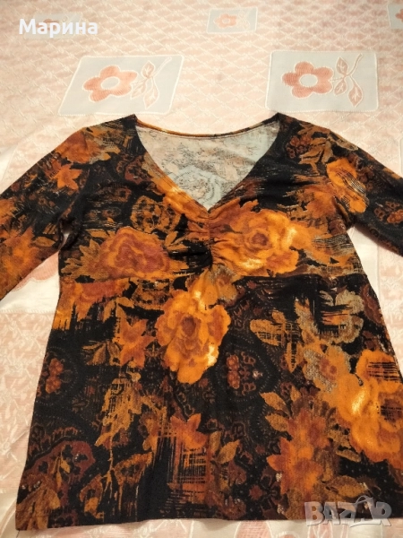 Дамска блуза с къс ръкав , снимка 1