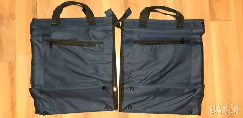 Дисага за колело, 2броя в комплект, Син, Черен - нови!, снимка 1