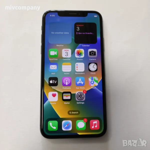 Iphone X 64GB battery health 88%, снимка 1