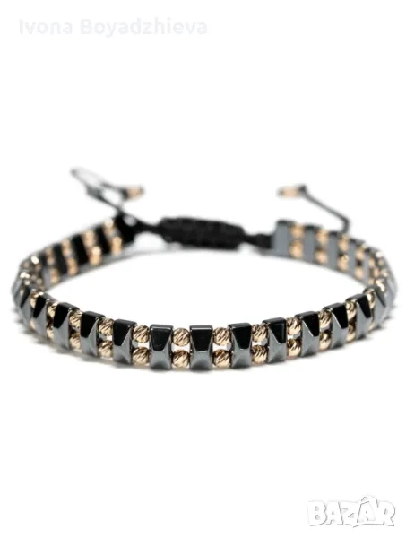 гривна с хематит и стоманени топчета, снимка 1