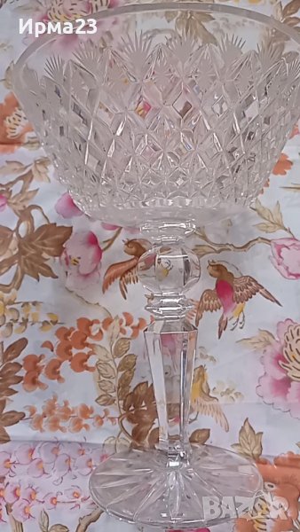 Кристална фруктиера от времето Соц-а, снимка 1