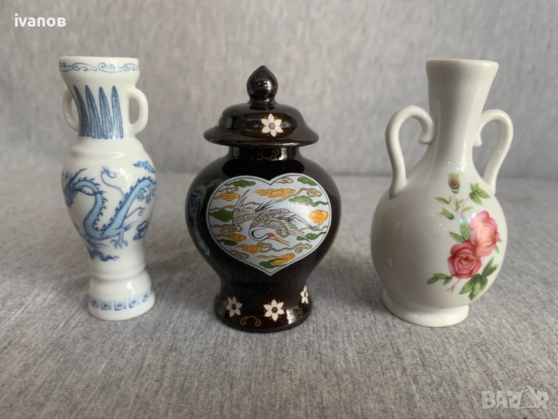лот порцеланови вази малки , снимка 1