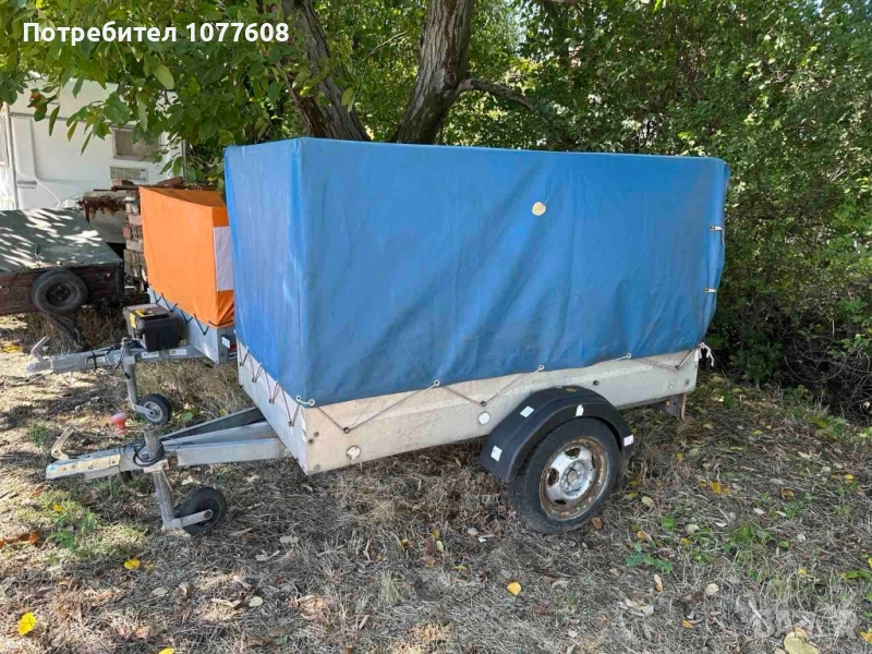 Туристическо ремарке с общо допустимата максимална маса до 750кг , снимка 1