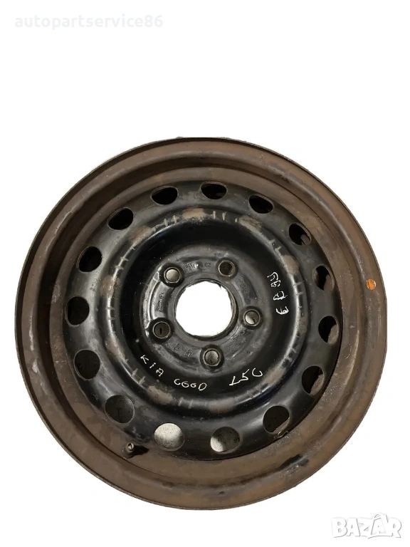 Стоманена джанта 6x15 за KIA Ceed 1.6 CRDi (2014) 52910-A6000, снимка 1