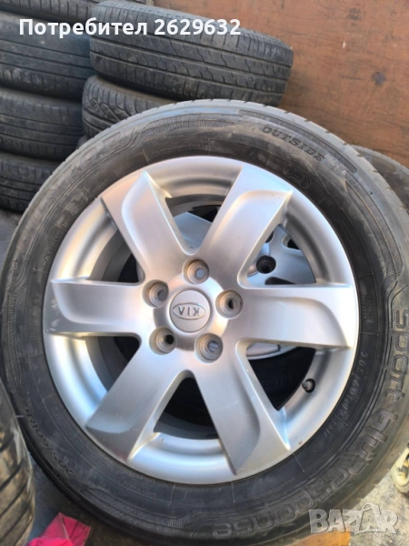 Джанти 16 цола с летни гуми за Киа 5x114.3, снимка 1