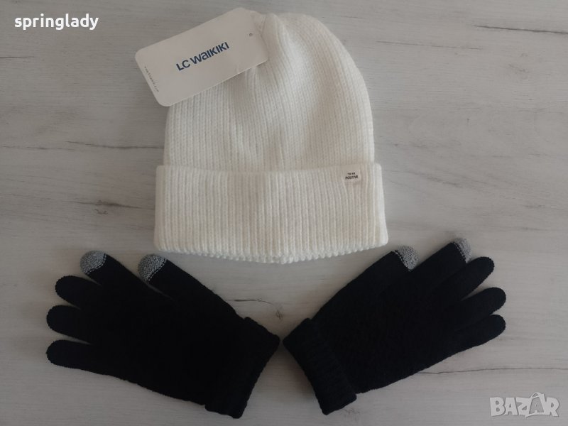 Комплект шапка + ръкавици 2, снимка 1