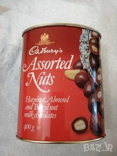 Стара тенекиена кутия от бонбони. , снимка 1