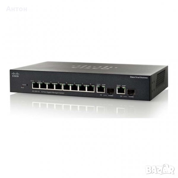 Cisco SG 300-10 10-Port Gigabit Managed Switch, снимка 1