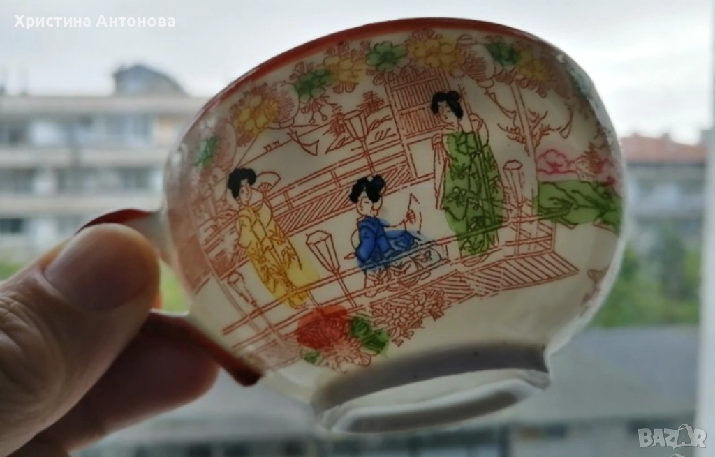 Винтидж японски сервиз за чай , снимка 1