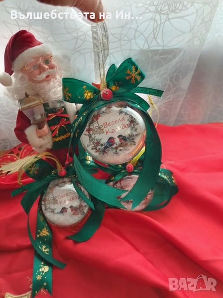 Коледни топки със снимка , снимка 1
