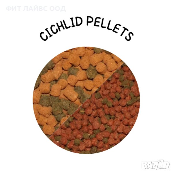 CICHLID PELLETS Пълноценна премиум гранулирана храна за малки и средни цихлиди , снимка 1