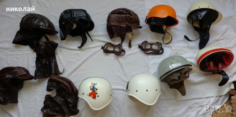 Ретро мотоциклетни каски нови и употребявани, снимка 1