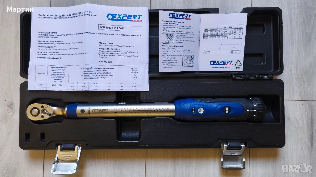 Expert 1/2 ", 20-100 Nm - динамометричен ключ - НОВ, снимка 1