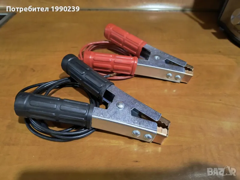 щипки за подаване на ток – 2 броя, дължина 16 см., снимка 1