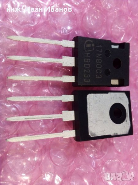 MOSFET транзистори SPW17N80C3  N-Ch 800V, 17A, 227W, 0R29 290 mOhms, Корпус: TO247 CoolMOS C3, снимка 1