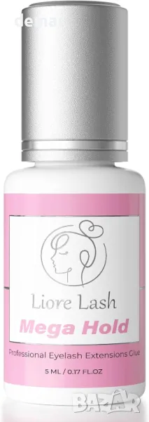 Лепило за удължаване на мигли Mega Hold Liore Lash (5 ml) / 1-2 секунди изсъхване, снимка 1