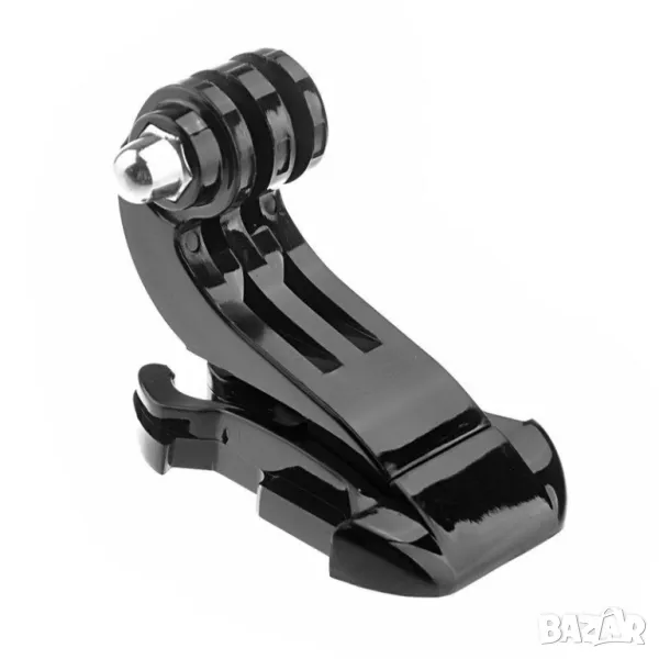 Извита щипка J-Hook за монтиране на екшън камери GoPro и др., снимка 1